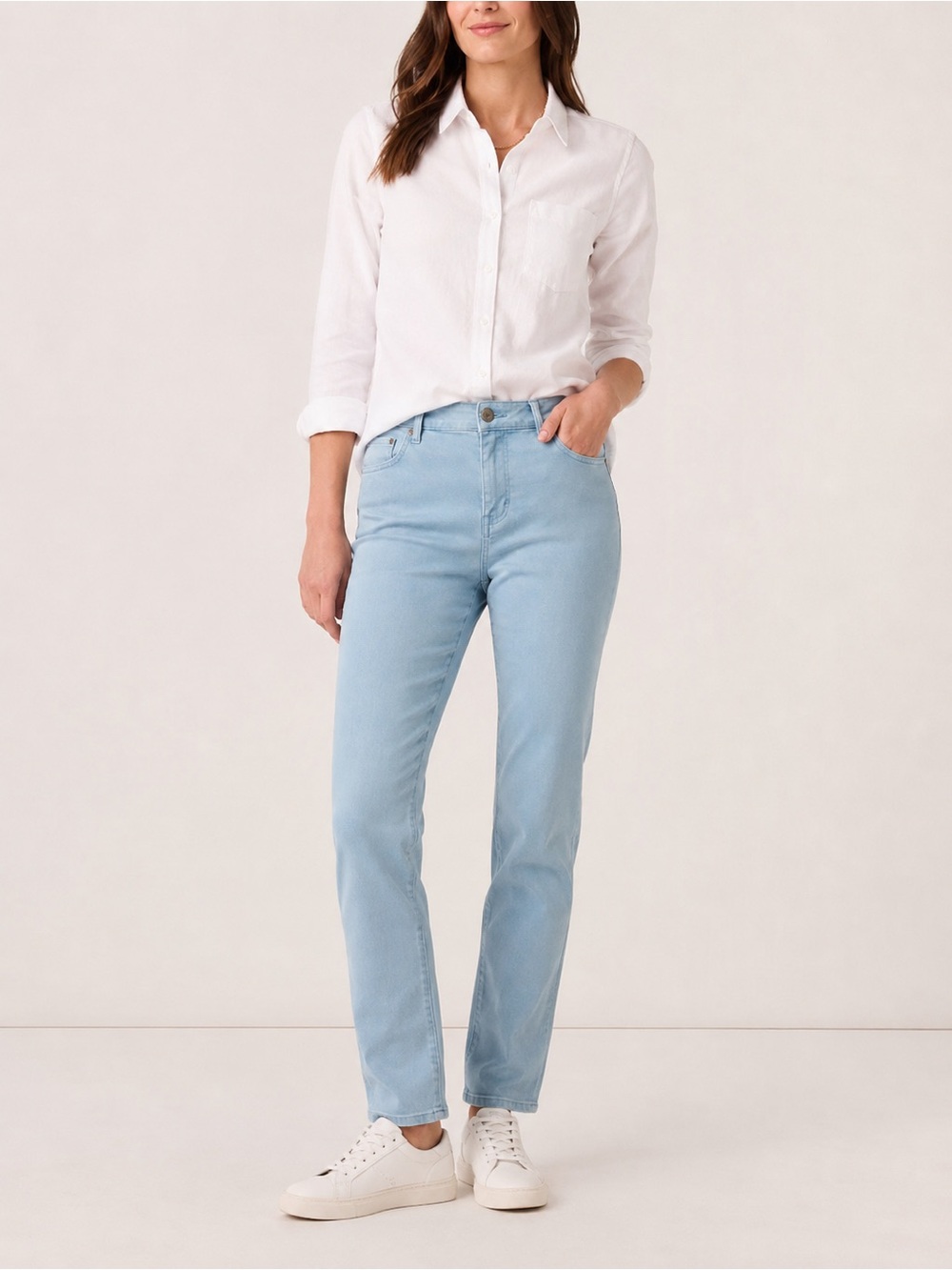 Boden Denim Slim Straight Jeans size 8P